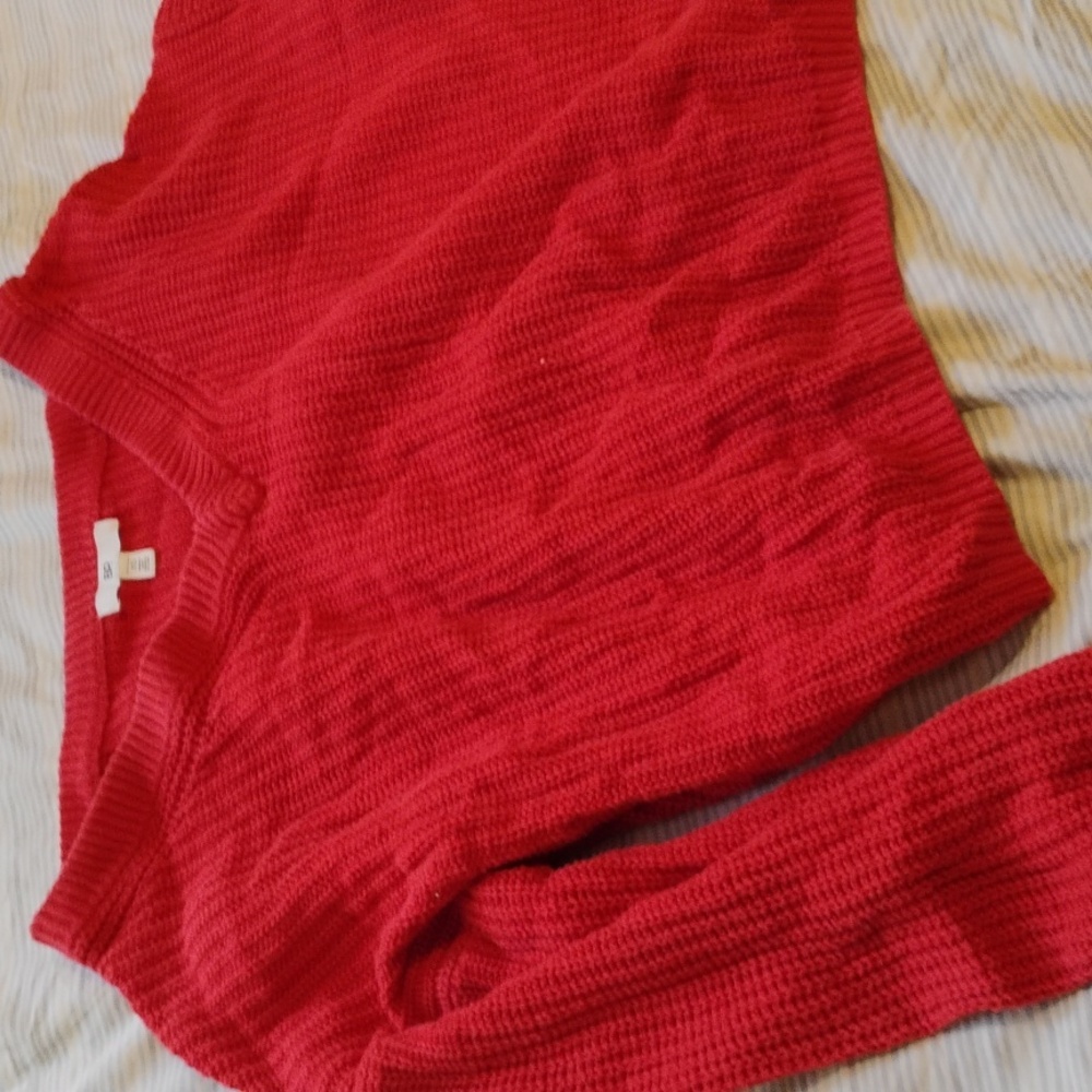 Red sweater